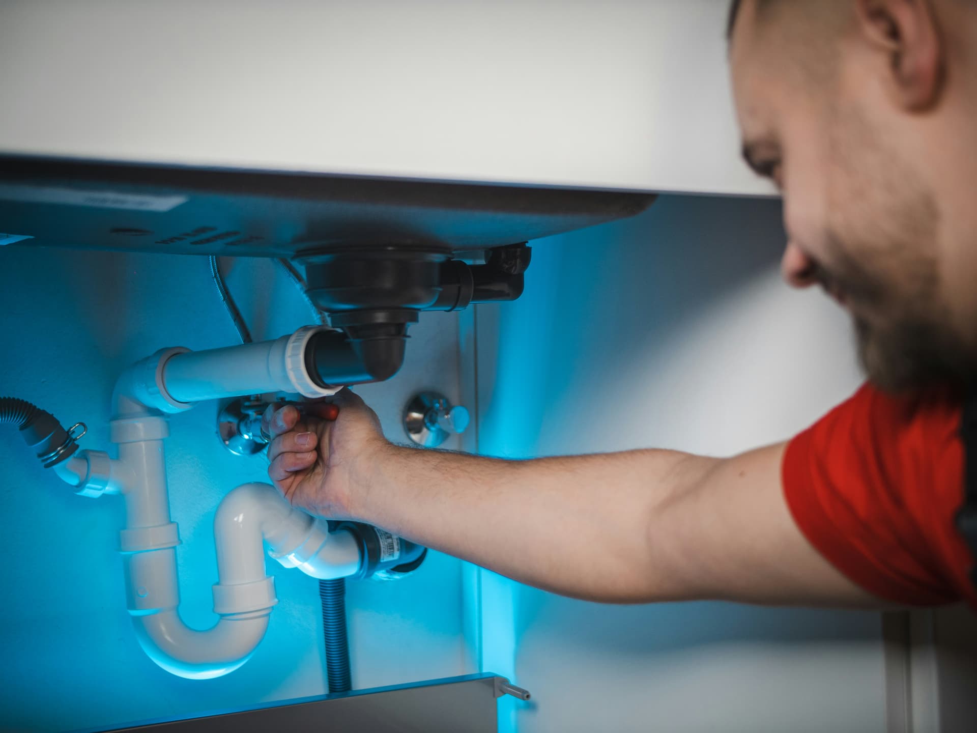 Professional plumber